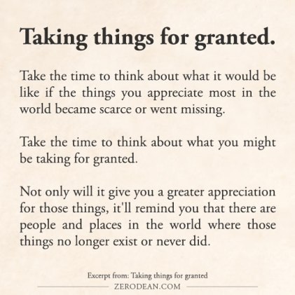 taking-things-for-granted